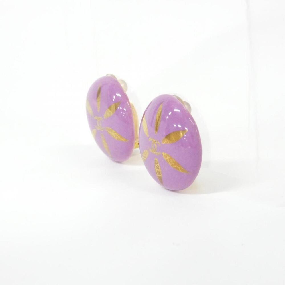 CHANEL Authentic Purple Earrings - Picture 2 of 4